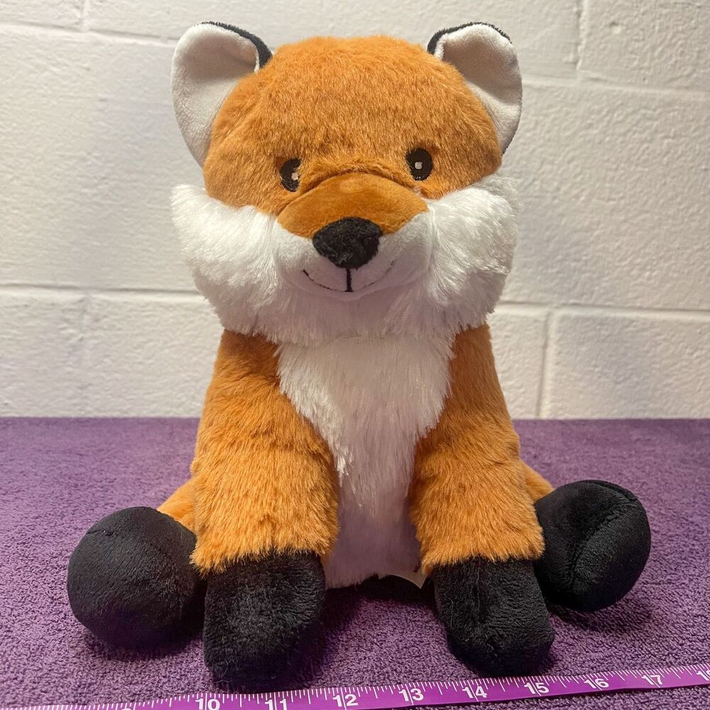 Dollar General Fox Plush 10.5" Wildlife Camouflage Throw Set 2024 ESSA Cute Wow